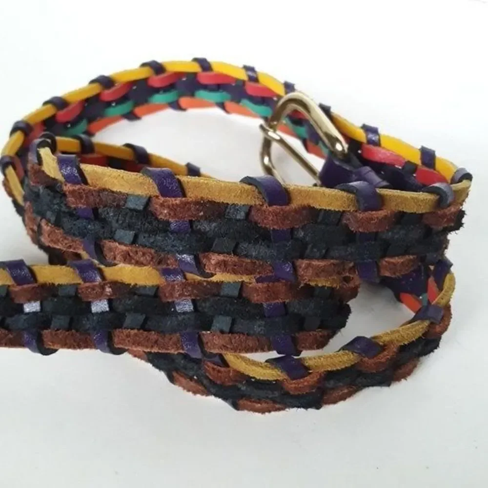 Vintage BOHO Y2K Women Belt size XL Leather